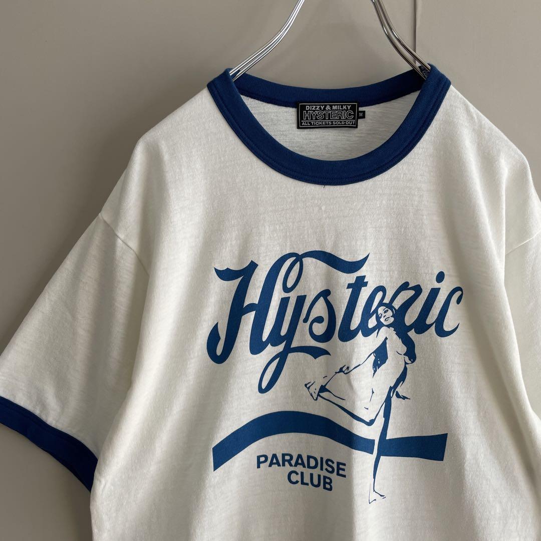 HYSTERIC GLAMOUR hys girl ringer T-shirt size M 配送C ヒステリック