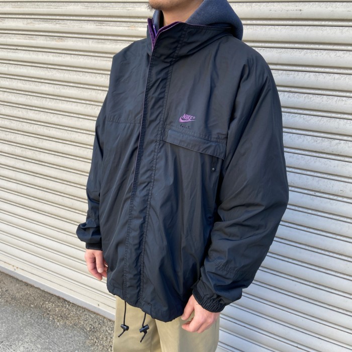 90s NIKE ACG STORMFIT ナイロンジャケット 黒 紫 | Vintage.City 古着屋、古着コーデ情報を発信