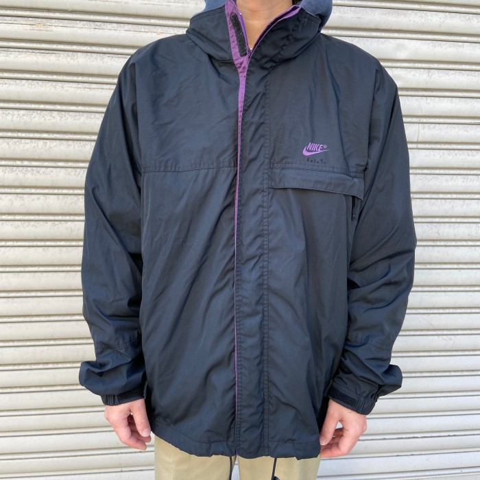 90s NIKE ACG STORMFIT ナイロンジャケット 黒 紫 | Vintage.City 古着屋、古着コーデ情報を発信