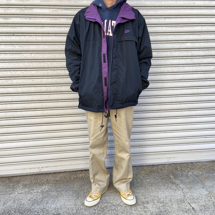 90s NIKE ACG STORMFIT ナイロンジャケット 黒 紫 | Vintage.City 古着屋、古着コーデ情報を発信