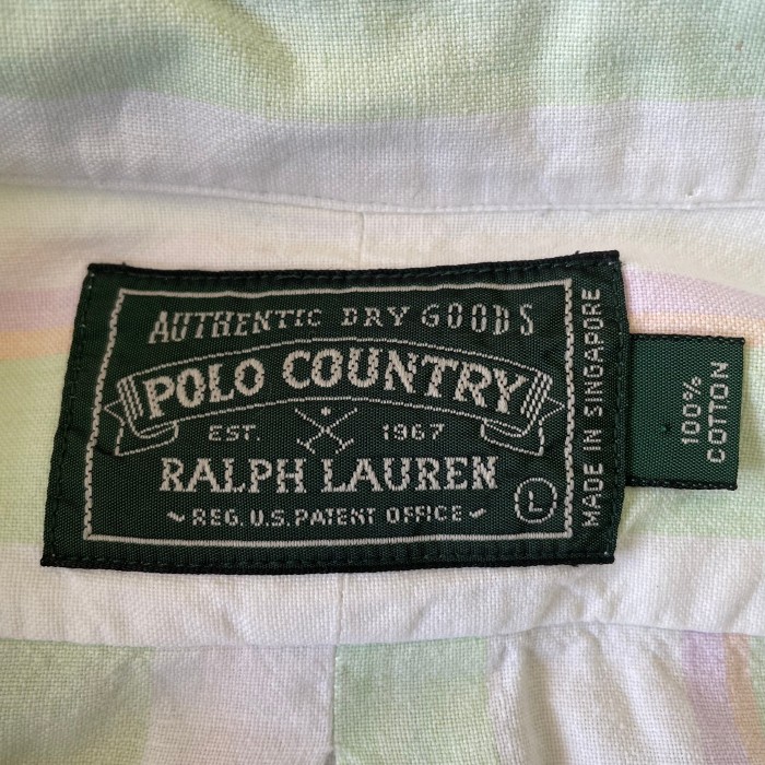 90’s Polo Country Ralph Lauren/ポロカントリー  ボタンダウンシャツ ストライプシャツ 古着 fc-1540 | Vintage.City 古着屋、古着コーデ情報を発信