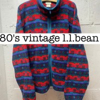 80s vintage L.L.Bean 総柄　マルチ　フリースジャケット　レア JS039 | Vintage.City 古着屋、古着コーデ情報を発信