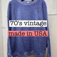 70's vintage ニット混　ボーダー　スウェット　ネイビー SWS014 | Vintage.City Vintage Shops, Vintage Fashion Trends