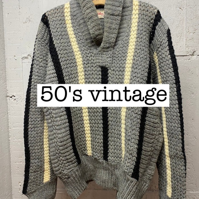 50's vintage Catalina ショールカラー　ヘチマ襟　セーター KS009 | Vintage.City Vintage Shops, Vintage Fashion Trends