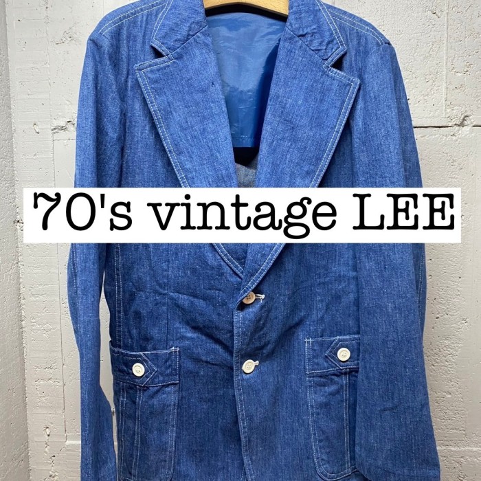 70s vintage LEE デニム　テーラードジャケット　カバーオール OS048 | Vintage.City 빈티지숍, 빈티지 코디 정보