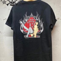 LUCKY 13 プリントTシャツ　  made in USA ブラック ホットロッド　 tattoo TS003 | Vintage.City 古着屋、古着コーデ情報を発信