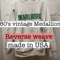 80s ヴィンテージ medallion リバースウィーブ型　USA製　マルボロ SWS006 | Vintage.City 빈티지숍, 빈티지 코디 정보