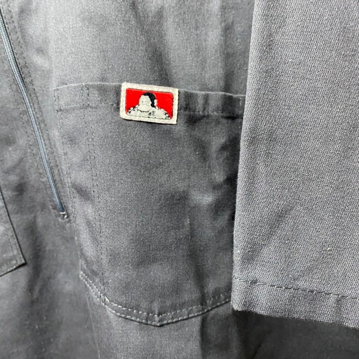 90s vintage BEN DAVIS 半袖ワークシャツ USA製　グレー  SS072 | Vintage.City 古着屋、古着コーデ情報を発信