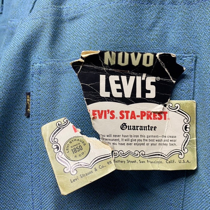 60s vintage LEVI'S スタプレスト big E　デッドストック PS049 | Vintage.City 古着屋、古着コーデ情報を発信