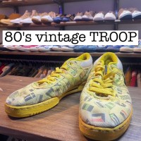 【5月29日まで購入可能】80s vintage TROOP トゥループ　国旗柄　ローカット　イエロー FS013 | Vintage.City 古着屋、古着コーデ情報を発信