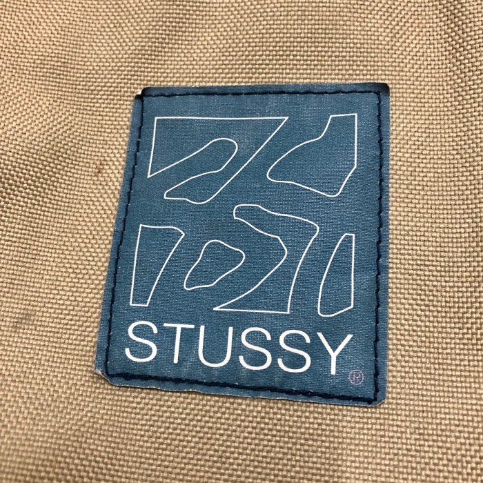 90s OLD STUSSY/SS Logo Backpack/バックパック/リュック/バッグ/ベージュ/ステューシー/オールドステューシー/古着/アーカイブ | Vintage.City 빈티지숍, 빈티지 코디 정보