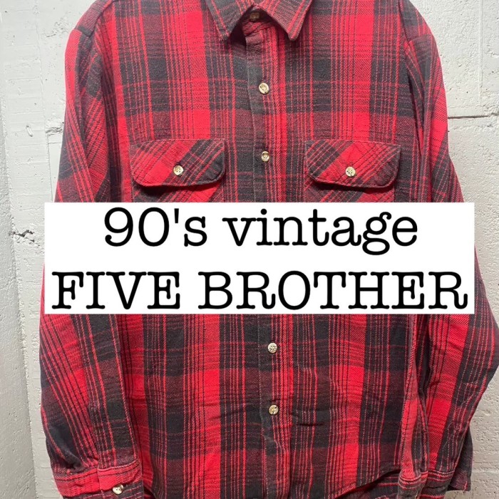 90s vintage FIVE BROTHER オンブレ　チェック　ネルシャツ SS007 | Vintage.City Vintage Shops, Vintage Fashion Trends