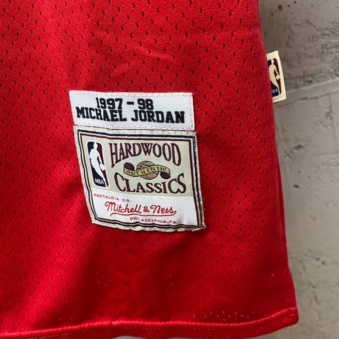 Mitchell & Ness 97-98 ファイナル　Jordanゲームシャツ   SPS011 | Vintage.City 빈티지숍, 빈티지 코디 정보