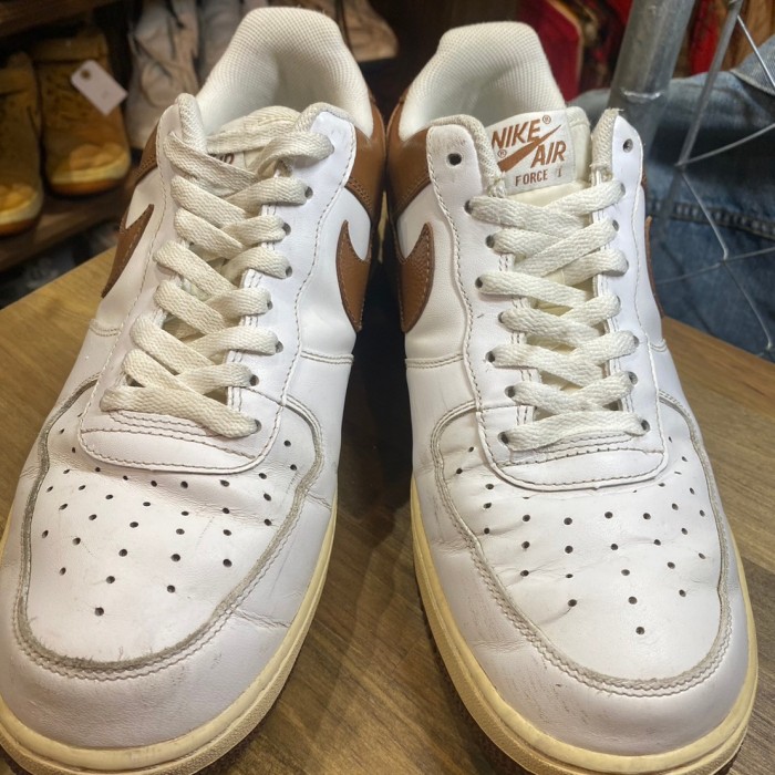00s ヴィンテージ　NIKE Air Force 1 low ホワイトブラウン FS082 | Vintage.City 古着屋、古着コーデ情報を発信