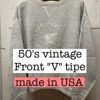 50s vintage 前V プリント　スウェット　セットインスリーブ　グレー SWS011 | Vintage.City Vintage Shops, Vintage Fashion Trends