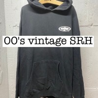 00s vintage SRH ビッグロゴ　プリント　パーカー　ブラック SWS051 | Vintage.City 古着屋、古着コーデ情報を発信