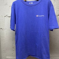 90s vintage チャンピオン　 ロゴプリントTシャツ USA製 シングルステッチ　ブルー TS043 | Vintage.City 古着屋、古着コーデ情報を発信