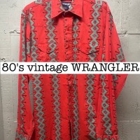 80's vintage ラングラー　ネイティブ柄　長袖　ウエスタンシャツ SS019 | Vintage.City 古着屋、古着コーデ情報を発信