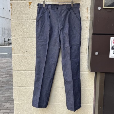 French Navy Denim Trousers【DEADSTOCK】 | Vintage.City 古着屋、古着コーデ情報を発信