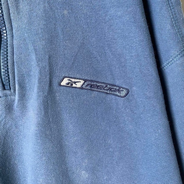90s Reebok ワンポイント ハーフジップ スウェット M S1902 | Vintage.City 古着屋、古着コーデ情報を発信