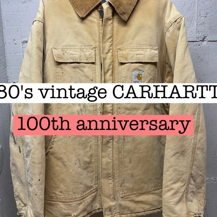 80s vintage カーハート　ダック地　トラディショナルコート　100周年 OS023 | Vintage.City 빈티지숍, 빈티지 코디 정보