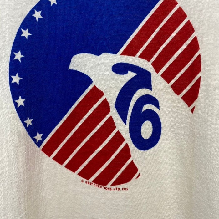 美品 70s vintage チャンピオン バータグ　Tシャツ　ホワイト トリコロール　TS083 | Vintage.City 빈티지숍, 빈티지 코디 정보
