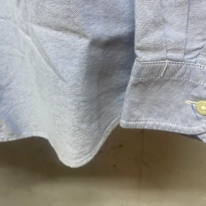 ラルフローレン　ロゴ刺繍　ボタンダウンシャツ　ライトブルー　サイズ16  SS039 | Vintage.City 古着屋、古着コーデ情報を発信