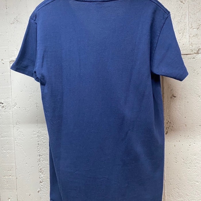 Velva Sheen VネックTシャツ ジャーナルスタンダード　 made in USA 無地　ブルー TS014 | Vintage.City 古着屋、古着コーデ情報を発信