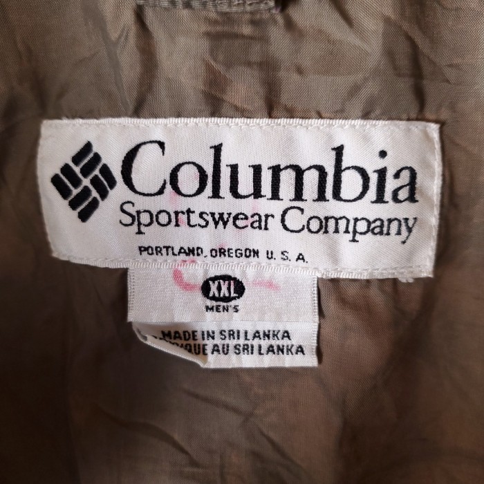 コロンビア　Columbia 90s  ヴィンテージ　刺繍ロゴ　ナイロンジャケット　マウンテンパーカー　ビッグサイズ　アメカジ　ストリート　ユニセックス　ネイビー　古着 | Vintage.City 古着屋、古着コーデ情報を発信
