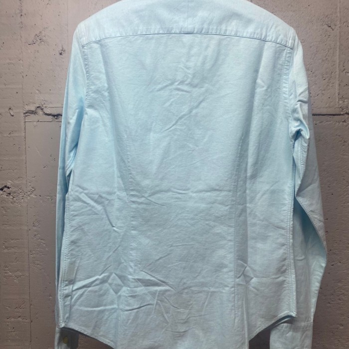 ラルフローレン　ロゴ刺繍　ボタンダウンシャツ　9　レディース　ターコイズカラー  SS040 | Vintage.City 古着屋、古着コーデ情報を発信