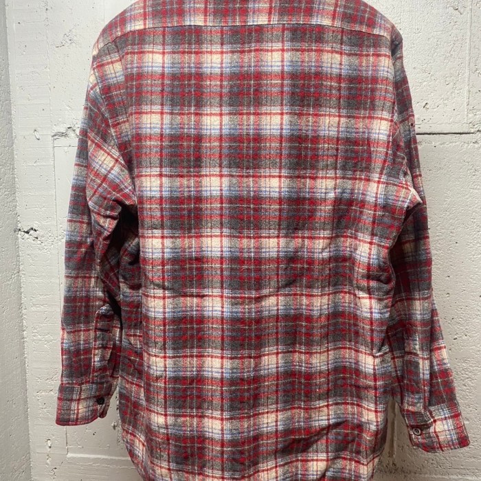 70s vintage ペンドルトン　チェック　ウールシャツ　オンブレ　グレー SS016 | Vintage.City 빈티지숍, 빈티지 코디 정보