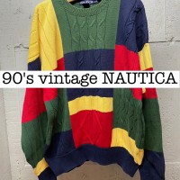 90s vintage NAUTICA マルチカラー　セーター KS013 | Vintage.City 古着屋、古着コーデ情報を発信
