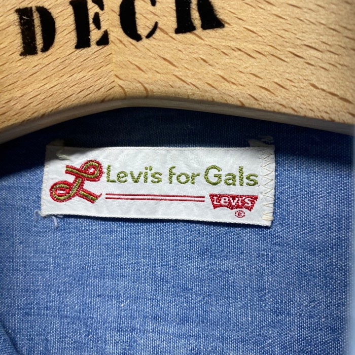 70s vintage LEVIS 刺繍　シャンブレーシャツ　デニム　USA製  SS081 | Vintage.City 古着屋、古着コーデ情報を発信