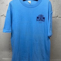 【5月29日まで購入可能】80s stedman vintage Hawaii Waikiki ビーチ プリントTシャツ  シングルステッチ　ブルー TS034 | Vintage.City 빈티지숍, 빈티지 코디 정보