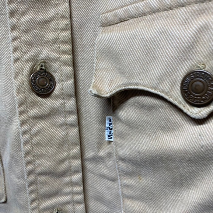 70s vintage リーバイス　白タブ　長袖　ワークシャツ　シャンクボタン   SS059 | Vintage.City 古着屋、古着コーデ情報を発信