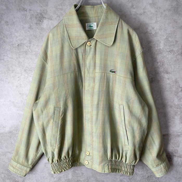 LACOSTE block check paisley blouson size M-L相当　配送B ラコステ　ジップブルゾン　内ペイズリー　くすみグリーン | Vintage.City Vintage Shops, Vintage Fashion Trends