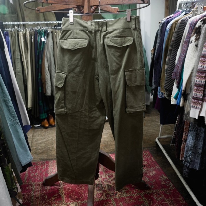 50’s French Military M-47 Cargo Pants Early Model Size 25【DEADSTOCK】 | Vintage.City 古着屋、古着コーデ情報を発信
