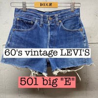 60s vintage LEVI'S 501 big E ショートパンツ PS011 | Vintage.City 빈티지숍, 빈티지 코디 정보