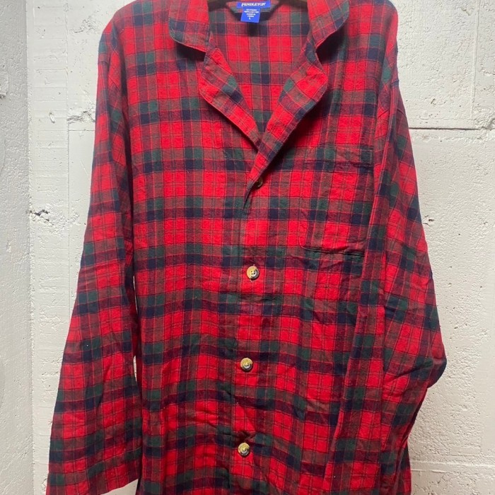 90s vintage ペンドルトン　チェック　パジャマシャツ　コットンネル SS011 | Vintage.City 古着屋、古着コーデ情報を発信