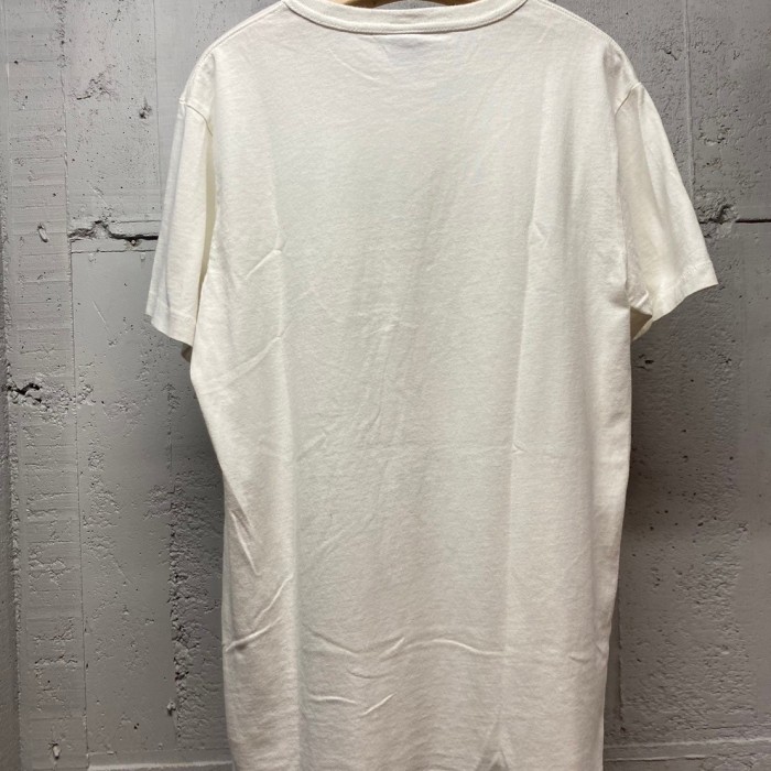 90s Russell Athletic vintage　 染み込みプリントTシャツ　ホワイト  ARMY TS023 | Vintage.City 古着屋、古着コーデ情報を発信