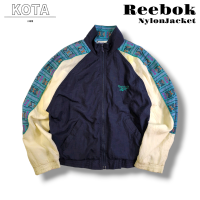 [130] 90s リーボック Reebok ナイロンジャケット ネイビー M | Vintage.City 古着屋、古着コーデ情報を発信