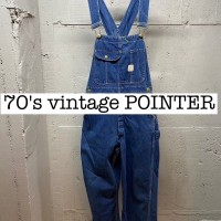 70s vintage POINTER デニムオーバーオール overall PS004 | Vintage.City 빈티지숍, 빈티지 코디 정보