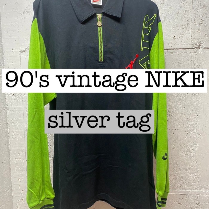 90s vintage NIKE ジョーダン　ハーフジップ　銀タグ　プルオーバー JS028 | Vintage.City 빈티지숍, 빈티지 코디 정보