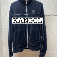 KANGOL カンゴール　ベロア　ジャージ　ブラック OS013 | Vintage.City 빈티지숍, 빈티지 코디 정보