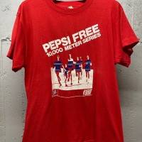 【5月29日まで購入可能】 80s vintage screen stars PEPSI FREE イベントTシャツ USA製　シングルステッチ  ペプシ　レッド TS124 | Vintage.City 빈티지숍, 빈티지 코디 정보