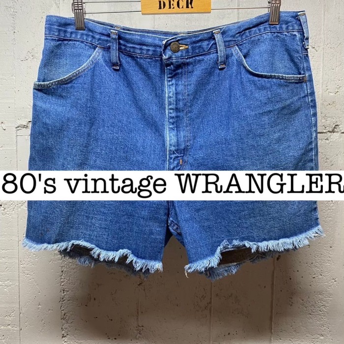 70s vintage WRANGLER カットオフ　デニム　ショートパンツ PS014 | Vintage.City 빈티지숍, 빈티지 코디 정보