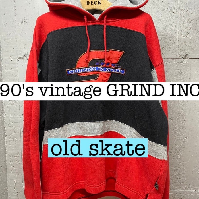 90s vintage GRIND INC old skate パーカーフーディ SWS050 | Vintage.City 빈티지숍, 빈티지 코디 정보