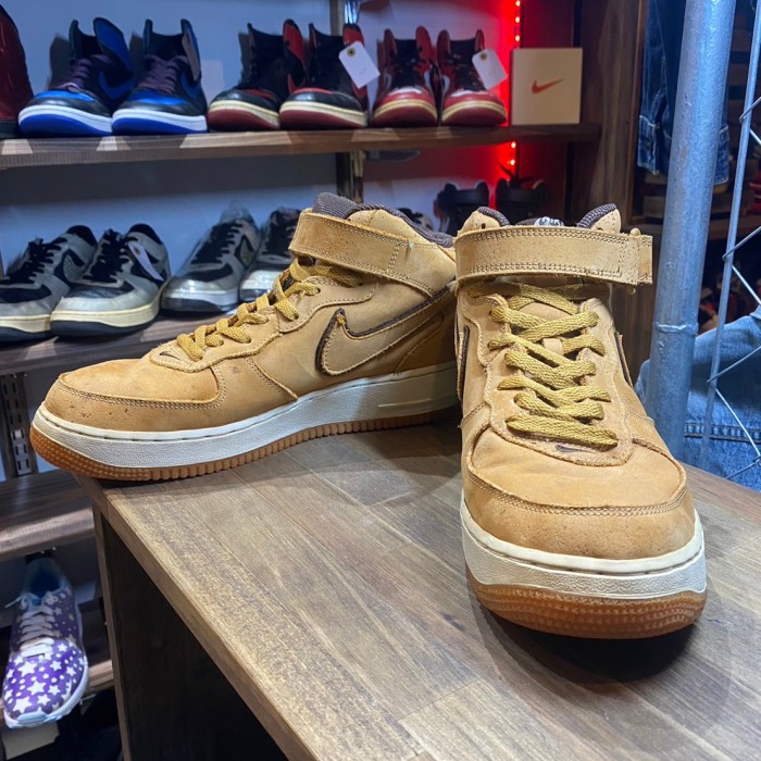 00s vintage NIKE Air Force 1 mid wheat FS093 | Vintage.City 古着屋、古着コーデ情報を発信