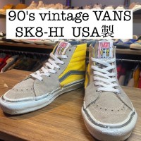 90s vintage VANS sk8-hi USA製　イエロー FS024 | Vintage.City 빈티지숍, 빈티지 코디 정보