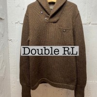 RRL double RL ショールカラー　ヘチマ襟　ニット　セーター　ブラウン KS002 | Vintage.City 빈티지숍, 빈티지 코디 정보